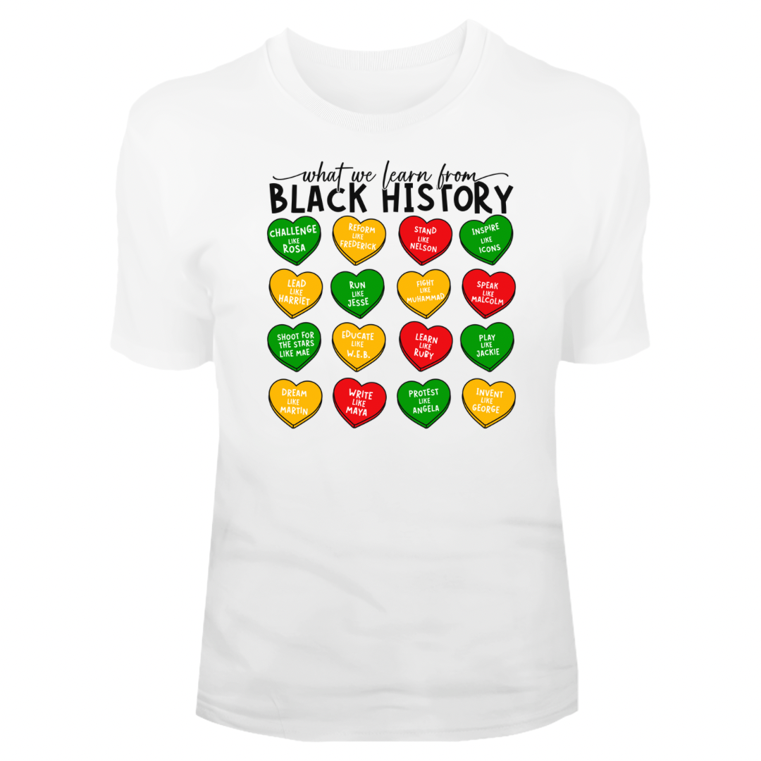 What We Learn From Black History Tee