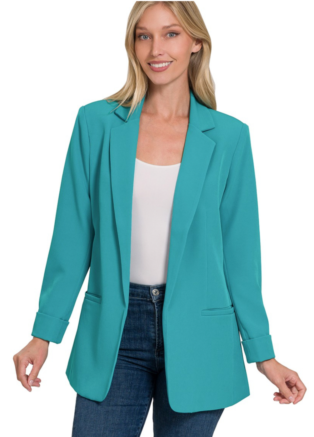 Open Front Blazer