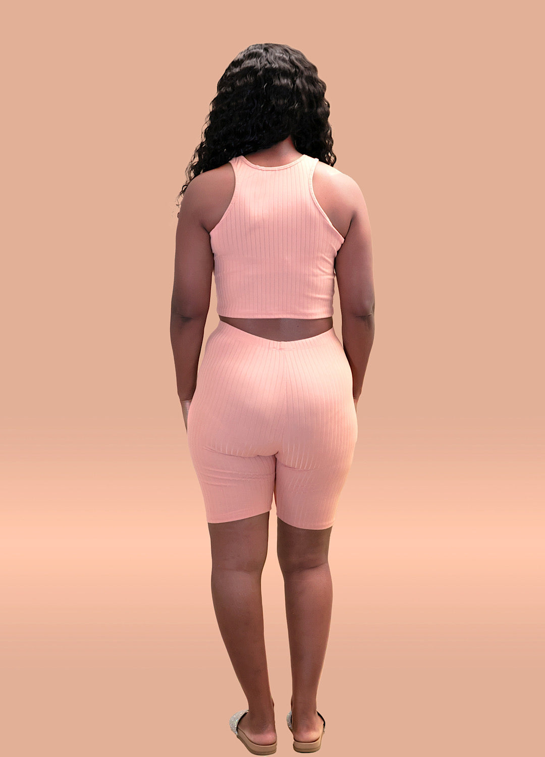 Ribbed Biker Set