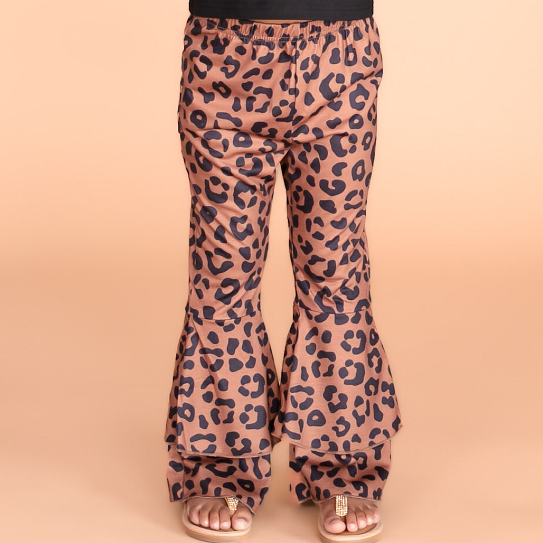 Leopard Bell Bottoms