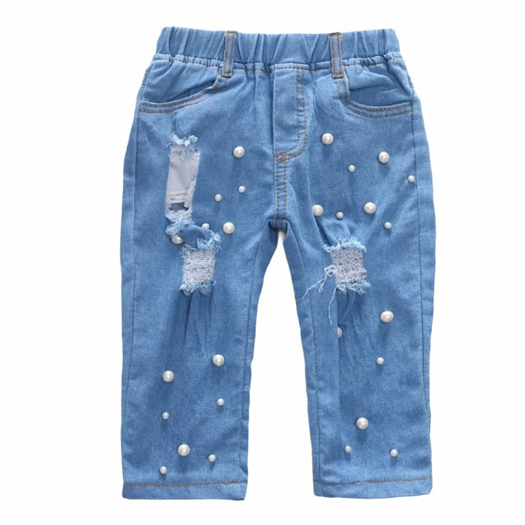 Pearl Denim Capris