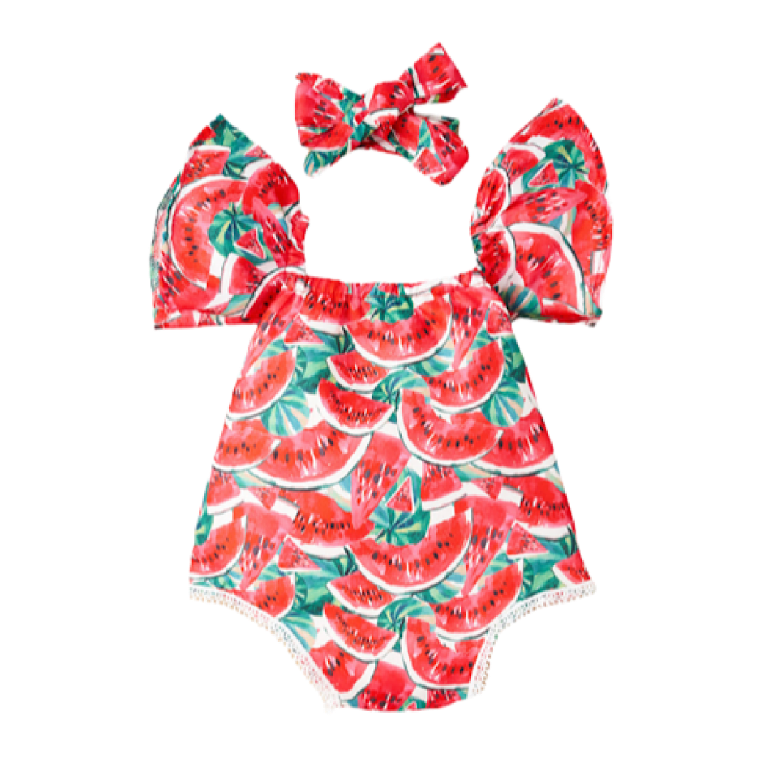 Watermelon Romper Set