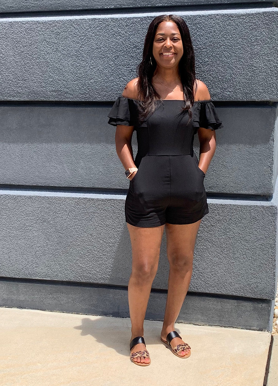Off The Shoulder Romper