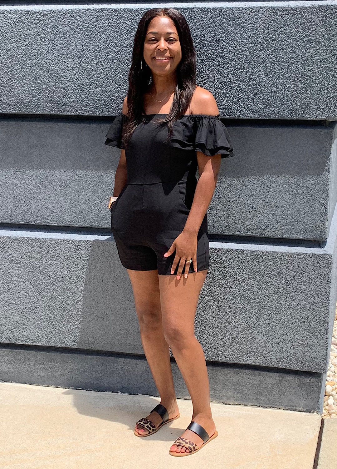 Off The Shoulder Romper
