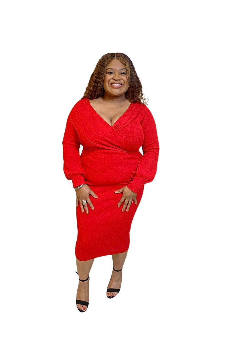 Lady in Red Dress