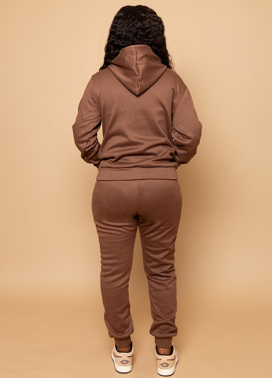 Velour Lined Jogger Set