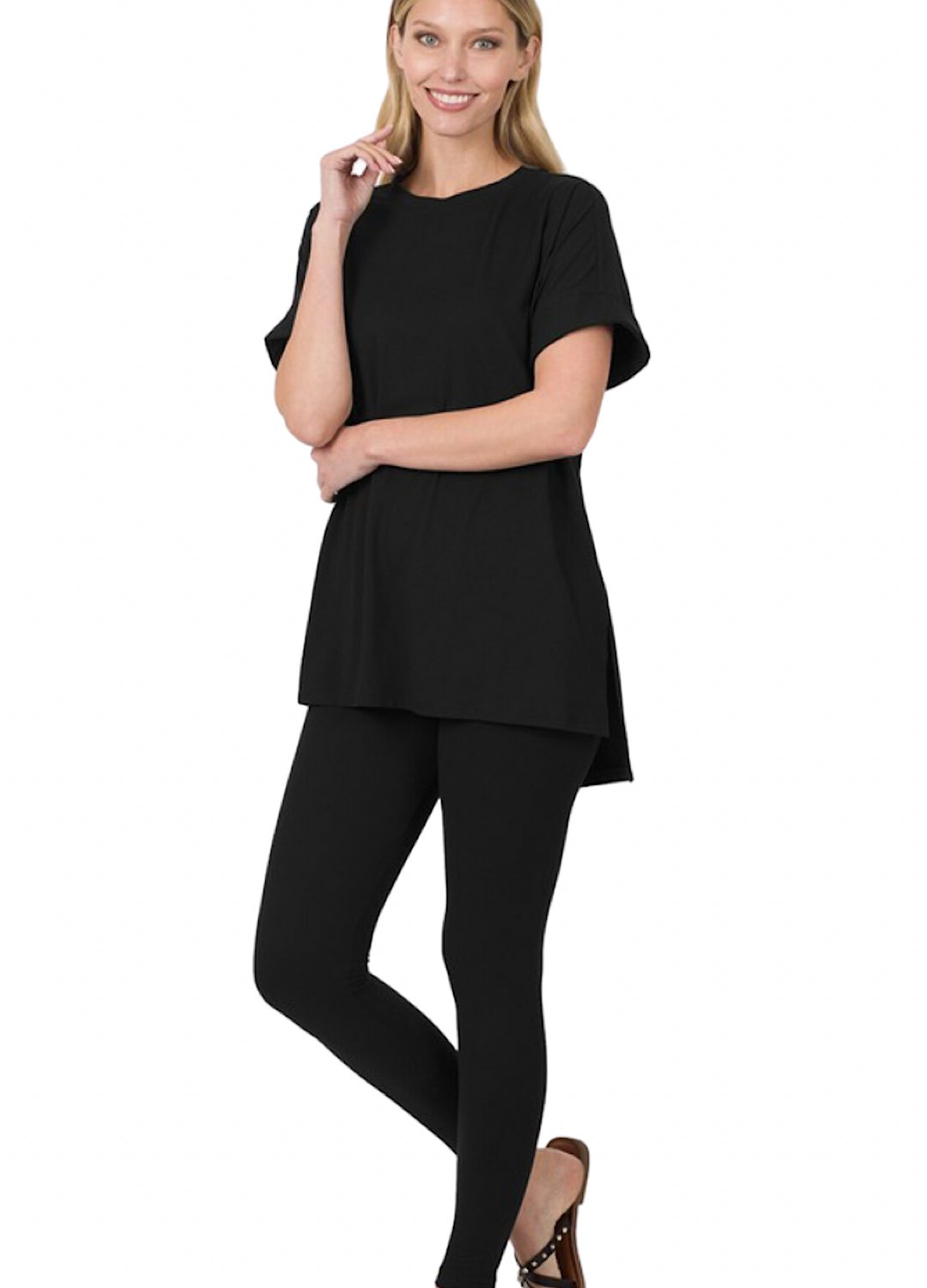 Legging Set - Round Neck