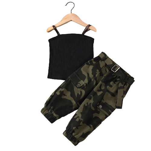 Girls Camo Set