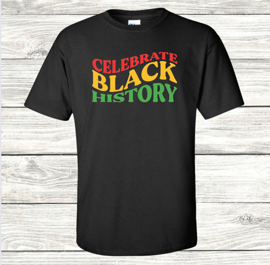 Celebrate BLACK HISTORY Wave Tee