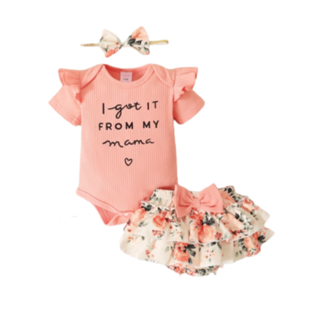 Floral Romper Set