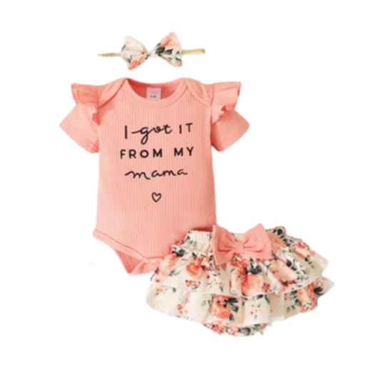 Floral Romper Set