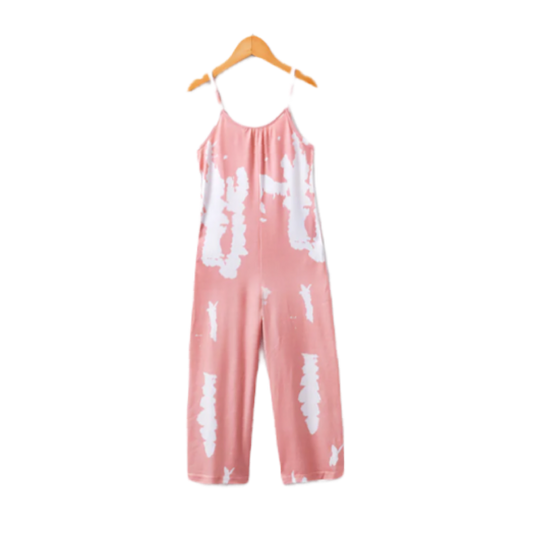 Pink Tie Dye Jumpsuit