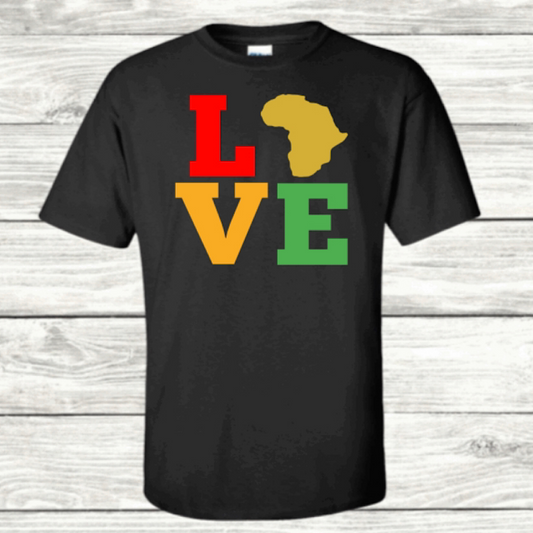 LOVE Africa Black History Tee